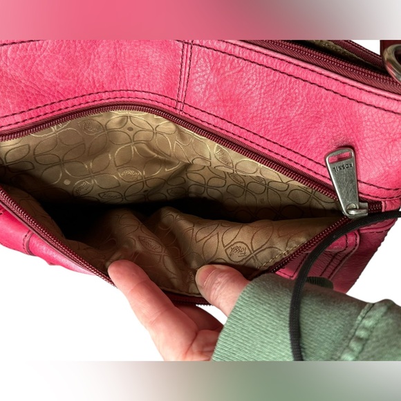 FOSSIL Deep Pink Leather bag - Picture 5 of 10